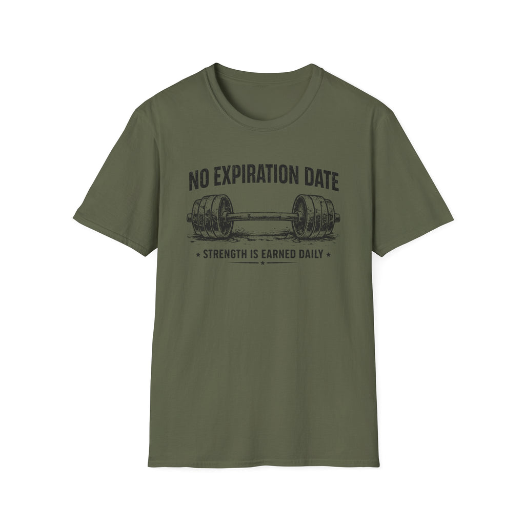 No Expiration Date Barbell T-Shirt