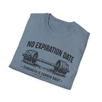 No Expiration Date Barbell T-Shirt