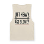Lift Heavy. Age Slowly. Tank Top