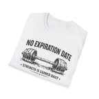 No Expiration Date Barbell T-Shirt