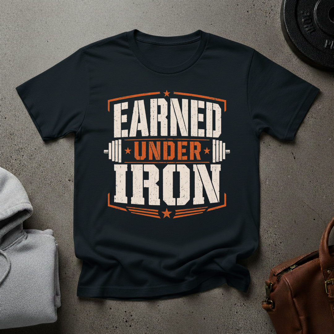 Earned Under Iron Gym T-Shirt