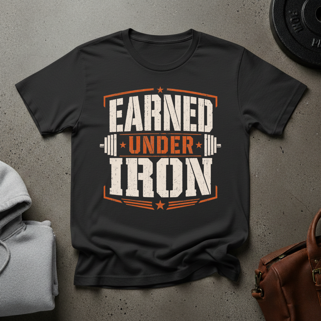 Earned Under Iron Gym T-Shirt
