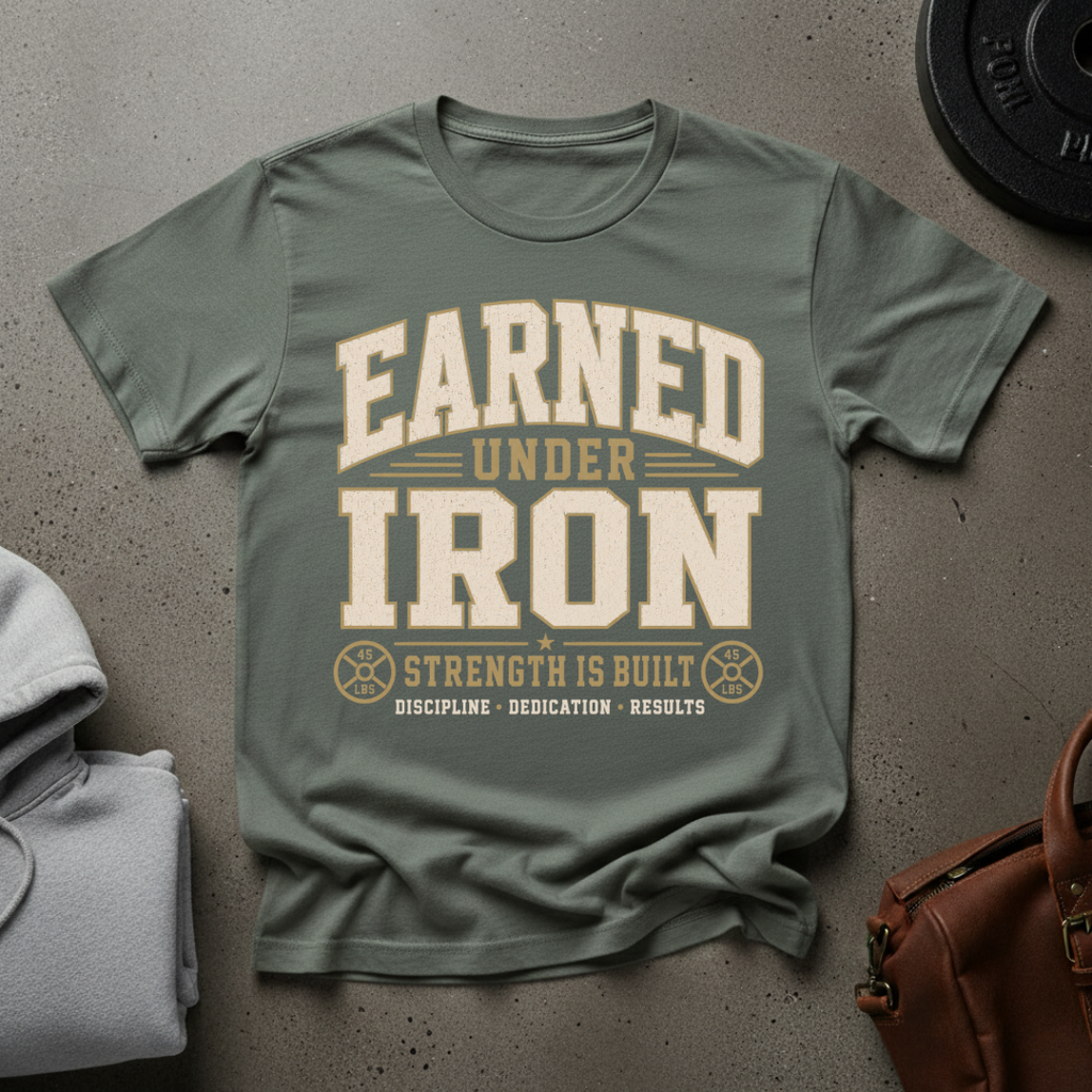 Earned Under Iron Strength T-Shirt