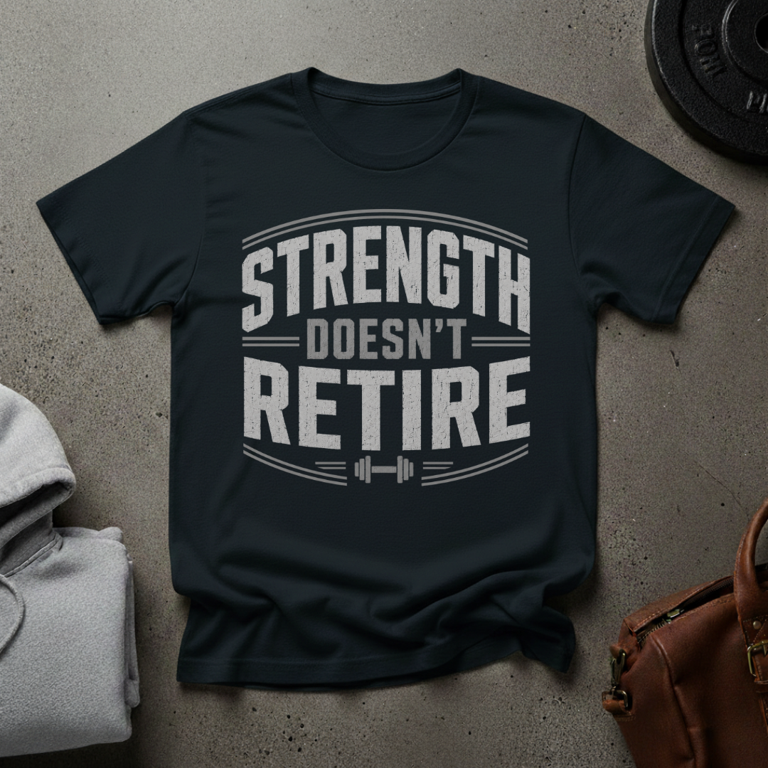 Strength Doesn't Retire Classic Oval T-Shirt