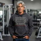 Lift Heavy. Age Slowly. Heavyweight Gym Hoodie