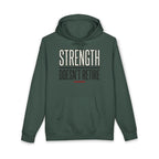 Strength Doesn't Retire Heavyweight Gym Hoodie