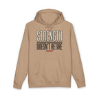 Strength Doesn't Retire Heavyweight Gym Hoodie