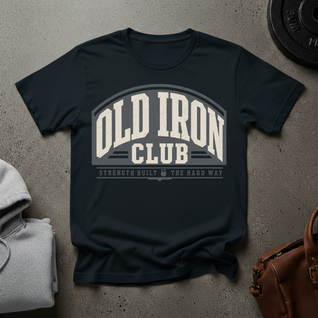 Old Iron Club Kettlebell T-Shirt