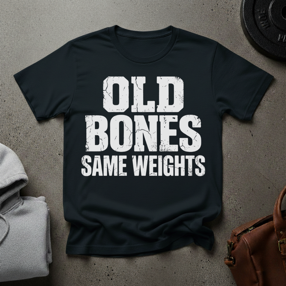 Old Bones Same Weights Gym T-Shirt