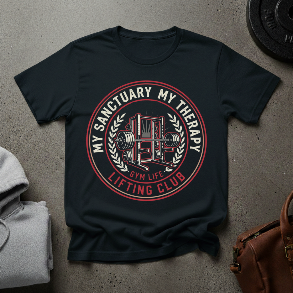 My Sanctuary My Therapy Gym T-Shirt