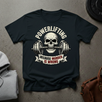 Powerlifting Because Murder is Wrong Gym T-Shirt