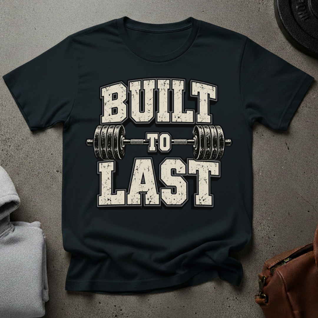Built to Last Weightlifting T-Shirt