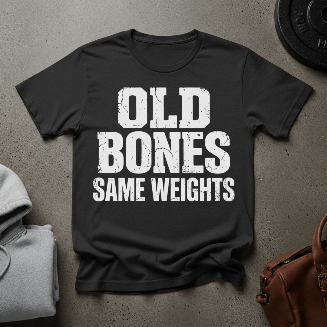 Old Bones Same Weights Gym T-Shirt