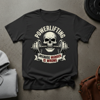 Powerlifting Because Murder is Wrong Gym T-Shirt