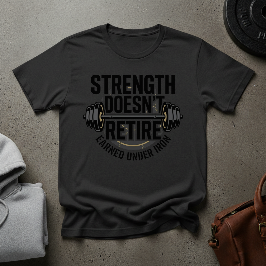 Retire Under Iron Gym T-Shirt