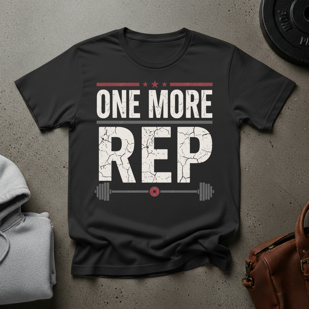 One More Rep Weightlifting T-Shirt