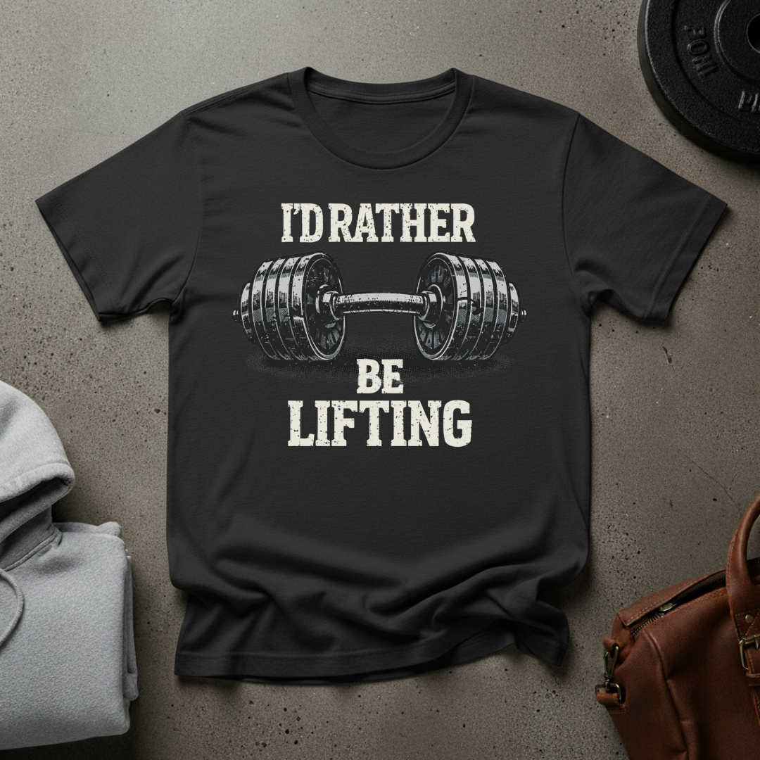 I’d Rather Be Lifting Gym T-Shirt