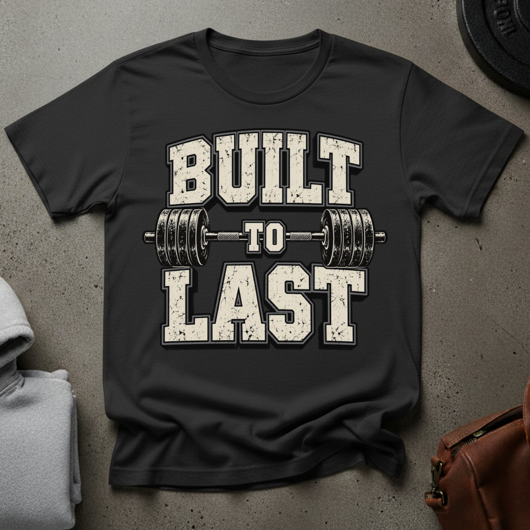 Built to Last Weightlifting T-Shirt