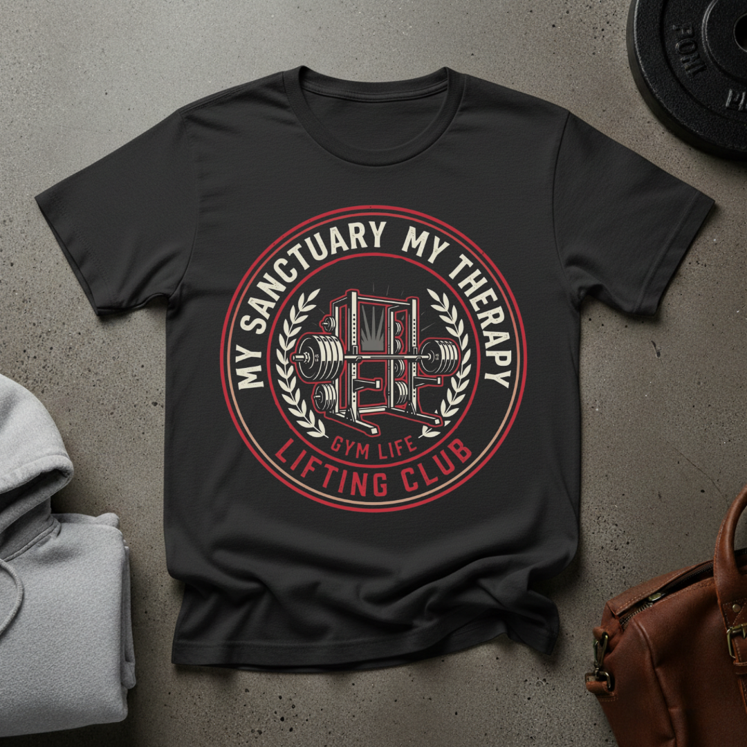 My Sanctuary My Therapy Gym T-Shirt