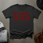 5x5 Strength Training Gym T-Shirt