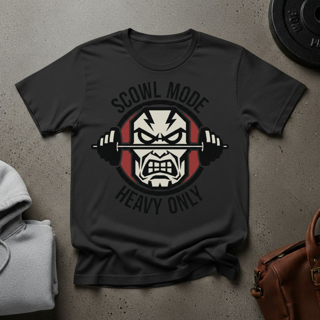 Scowl Mode Heavy Only T-Shirt