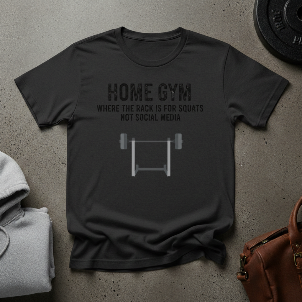 Home Gym Rack is For Squats T-Shirt