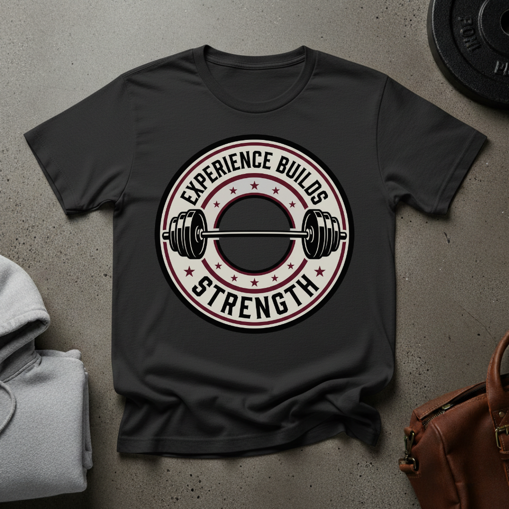 Experience Builds Strength Gym T-Shirt