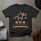 USA Strong Weightlifting T-Shirt