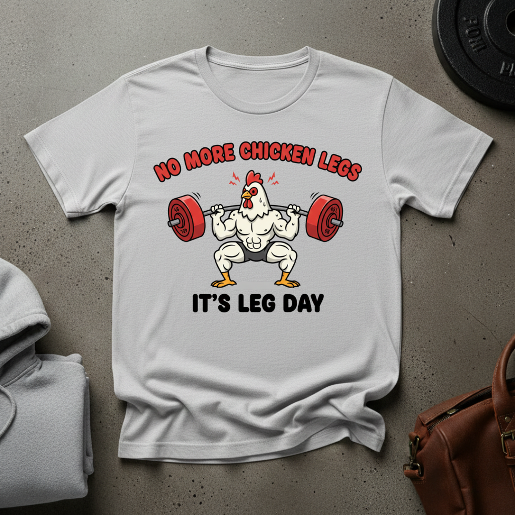 No More Chicken Legs Gym T-Shirt