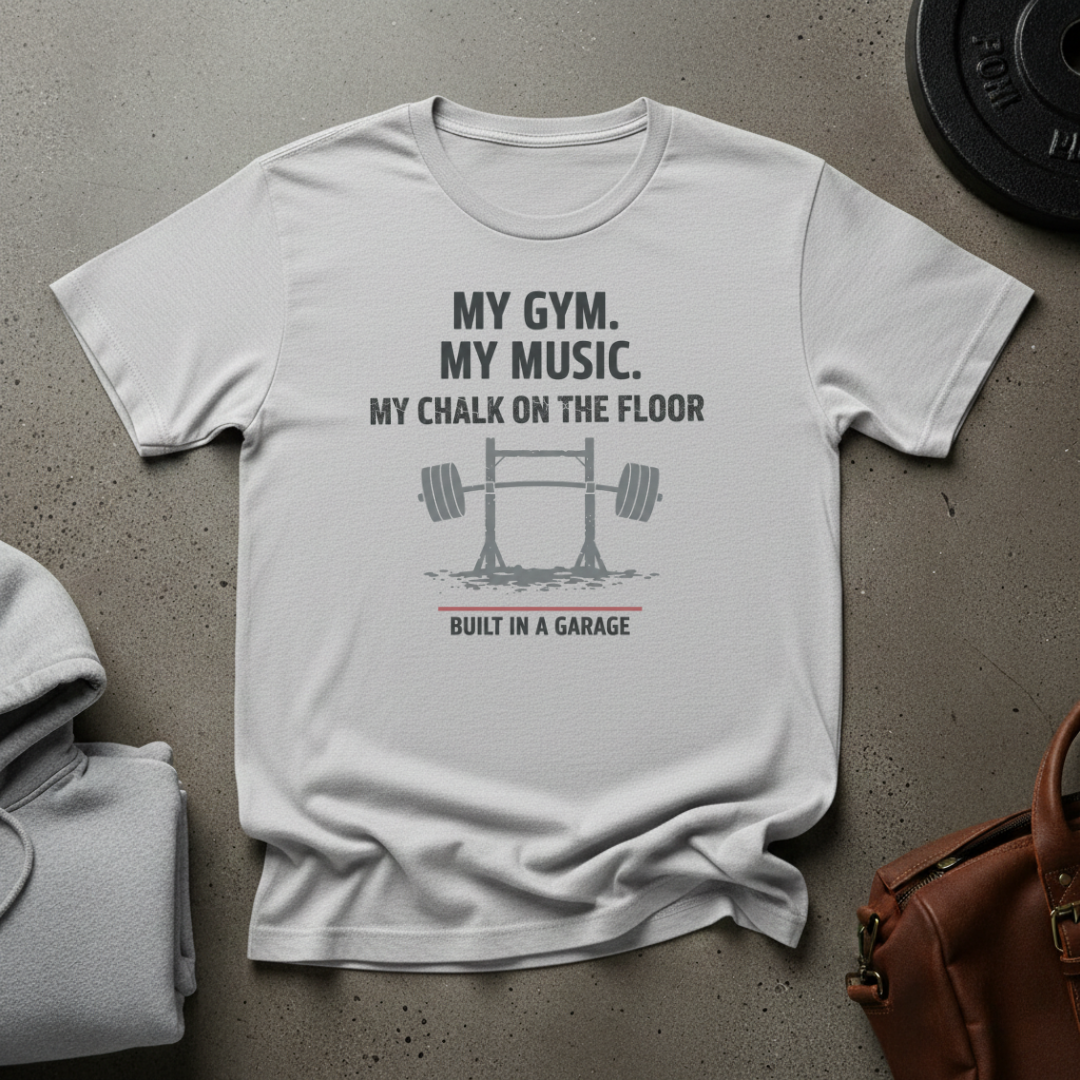 My Gym Built in a Garage T-Shirt