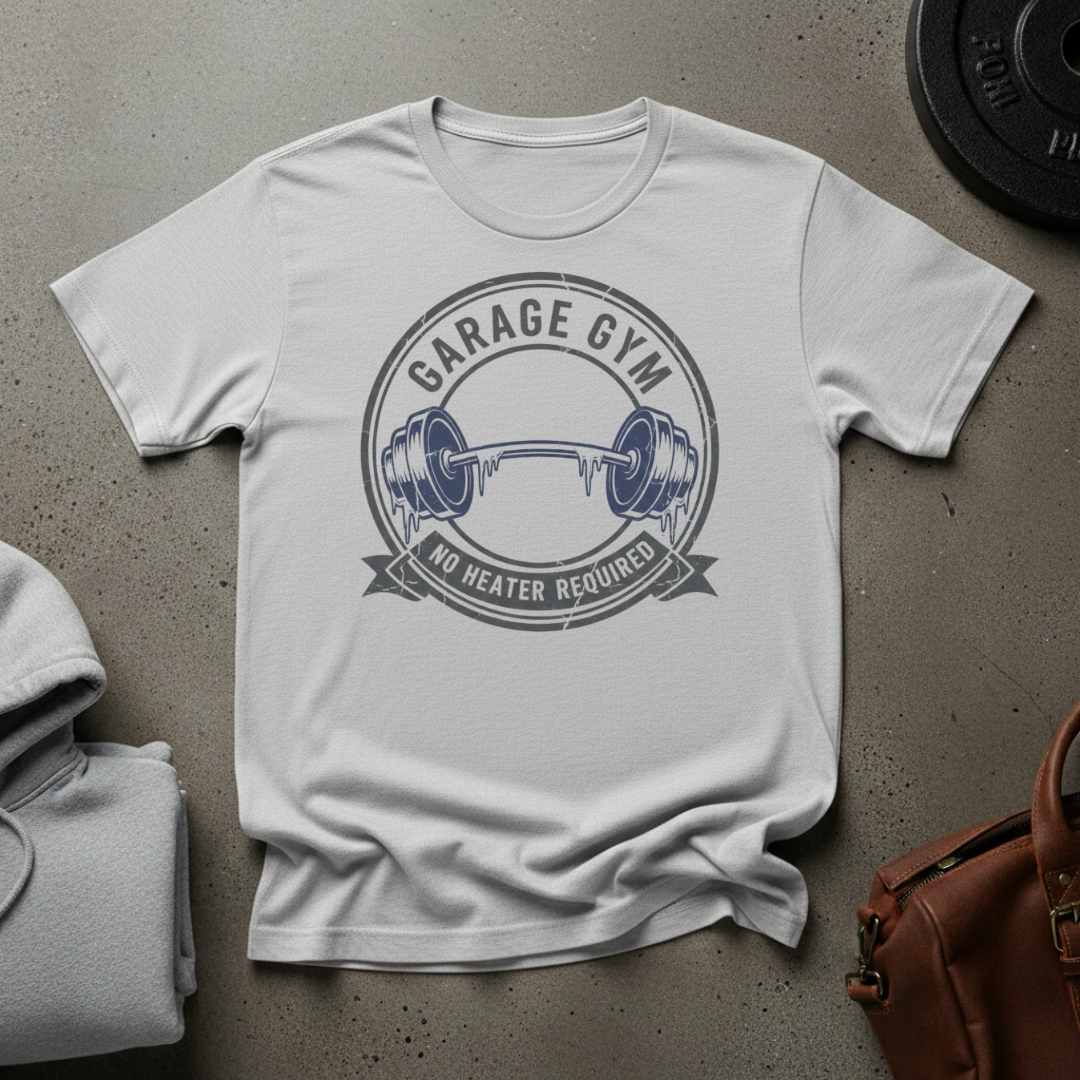 Garage Gym No Heater Required T-Shirt