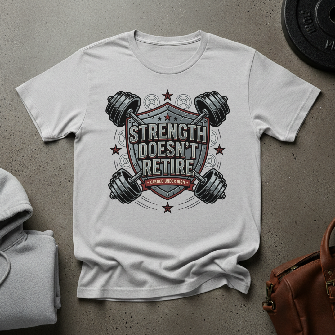 Strength Doesn’t Retire Gym T-Shirt