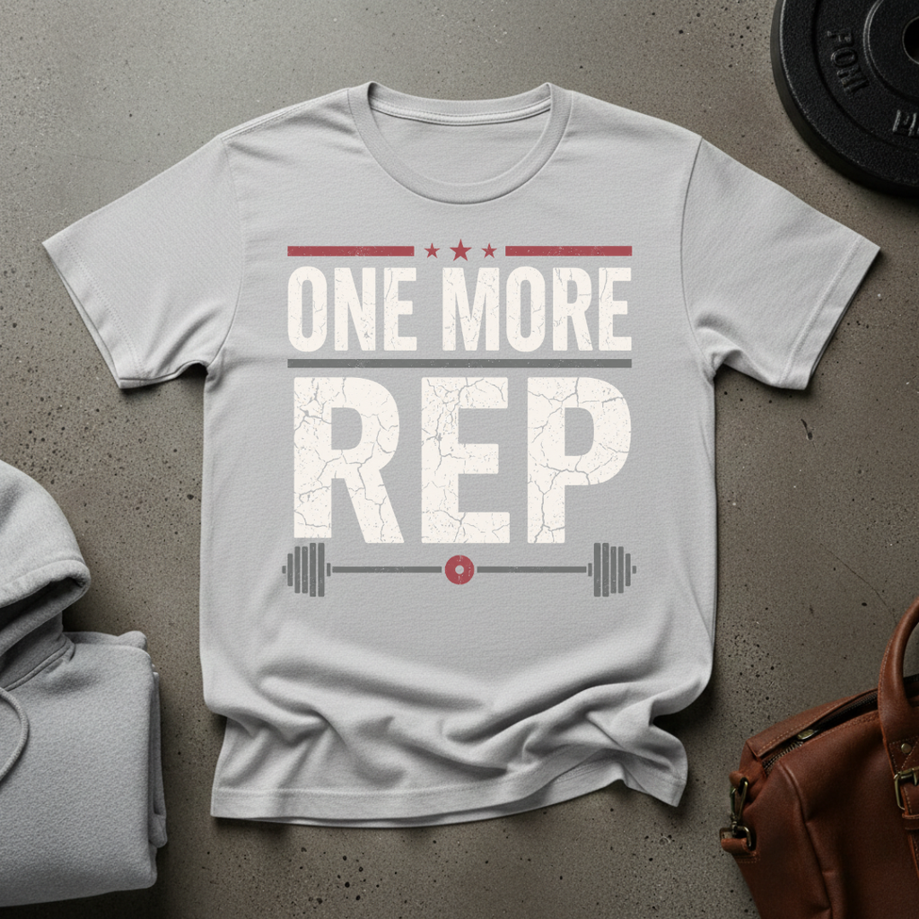 One More Rep Weightlifting T-Shirt