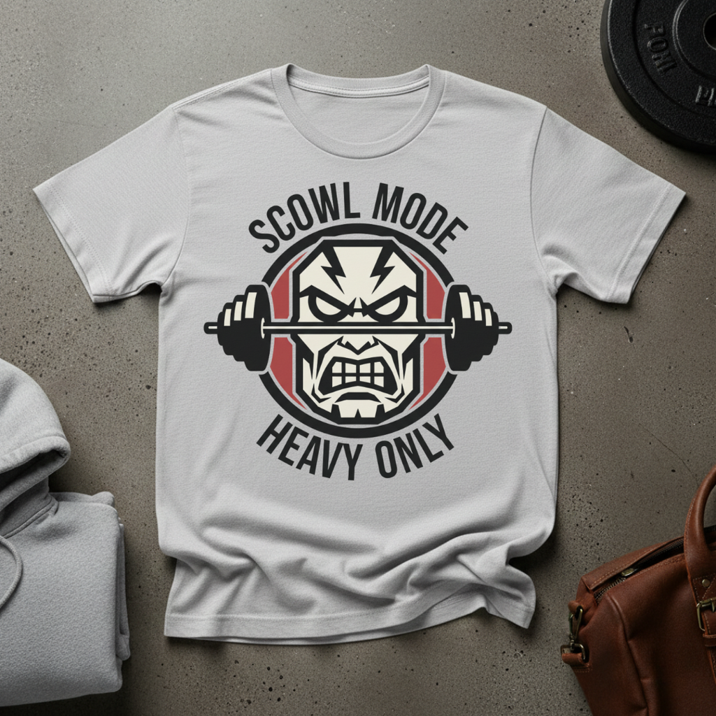 Scowl Mode Heavy Only T-Shirt