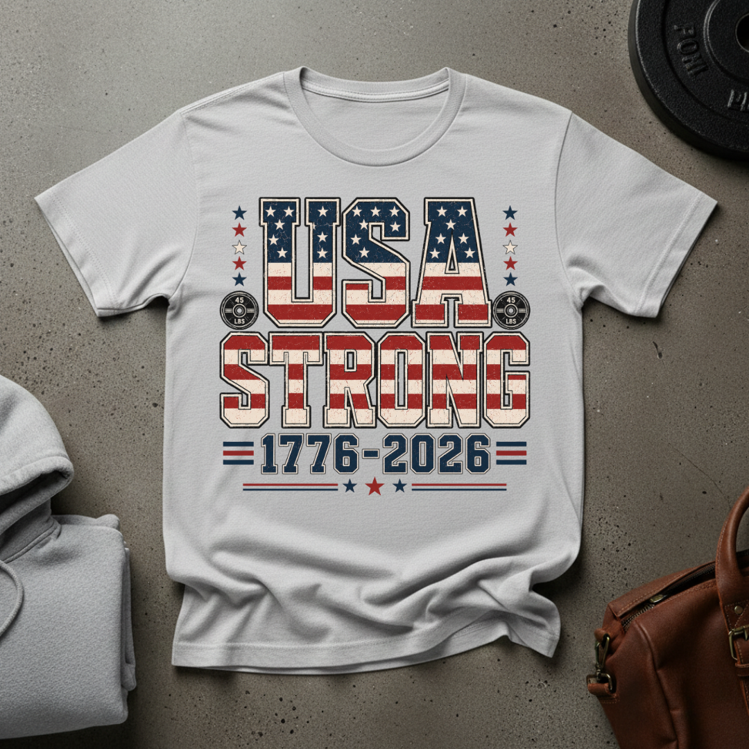 USA Strong Gym T-Shirt
