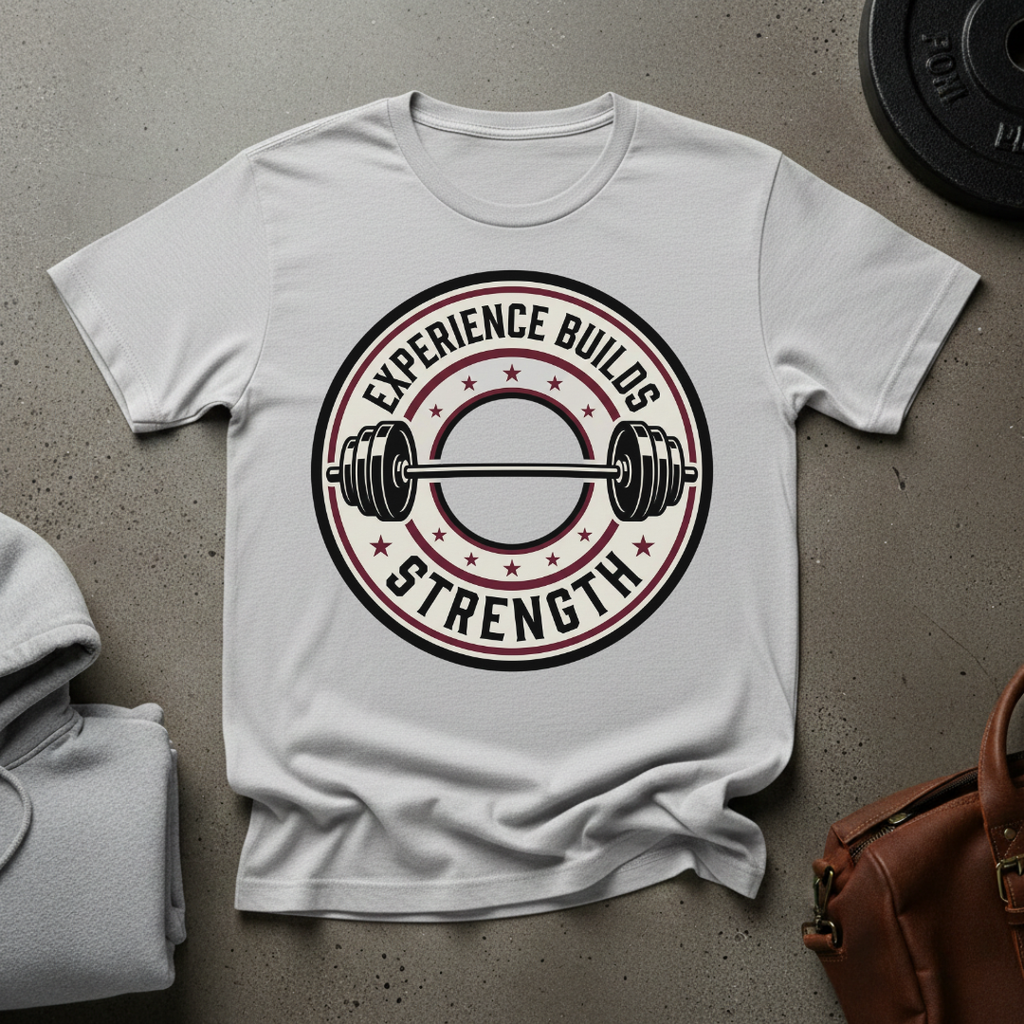 Experience Builds Strength Gym T-Shirt