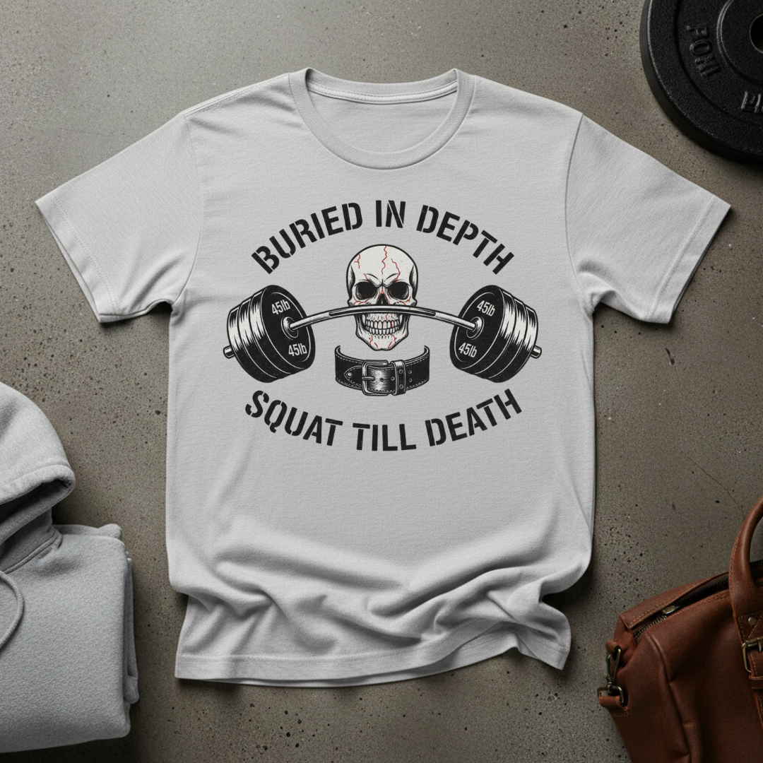 Buried in Depth Squat to Death T-Shirt