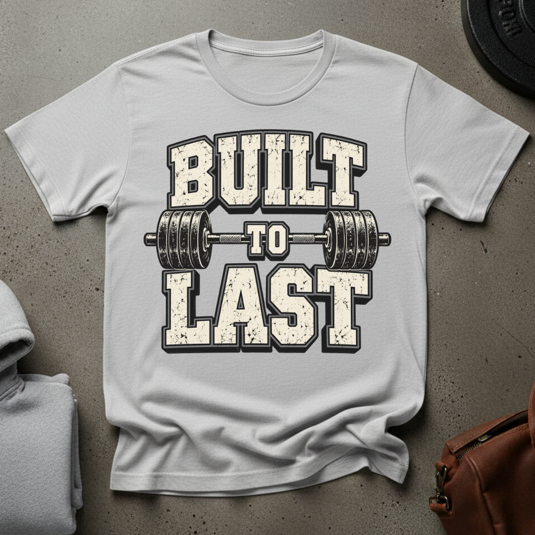 Built to Last Weightlifting T-Shirt