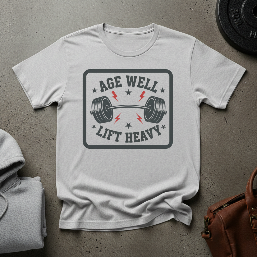 Age Well Lift Heavy Gym T-Shirt