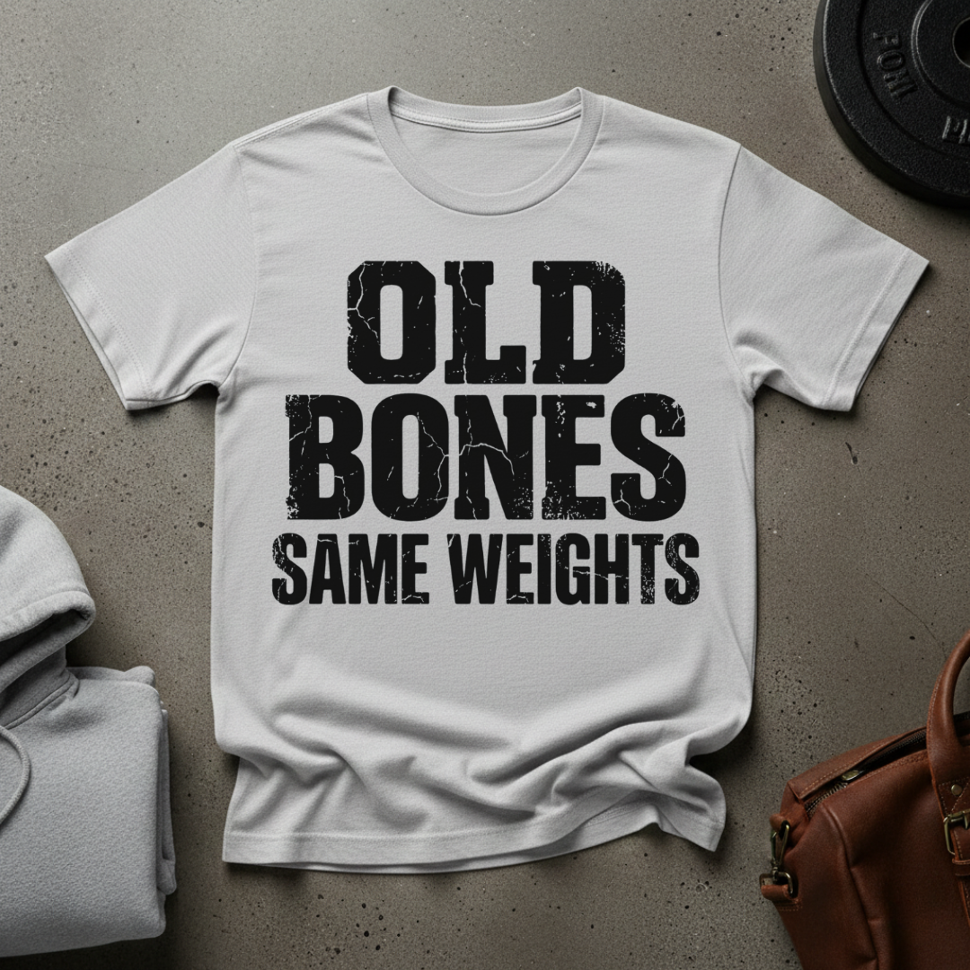 Old Bones Same Weights Gym T-Shirt