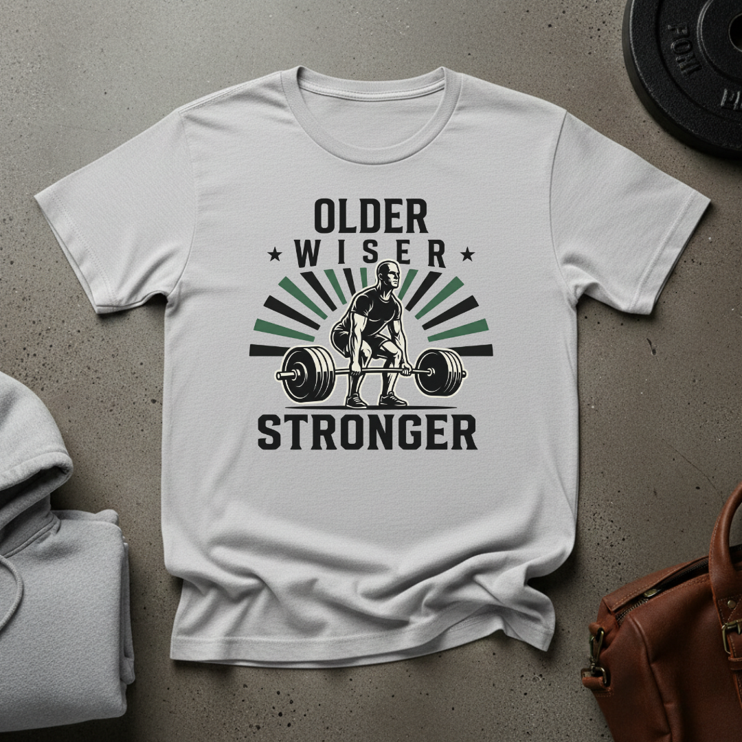 Older Wiser Stronger T-Shirt