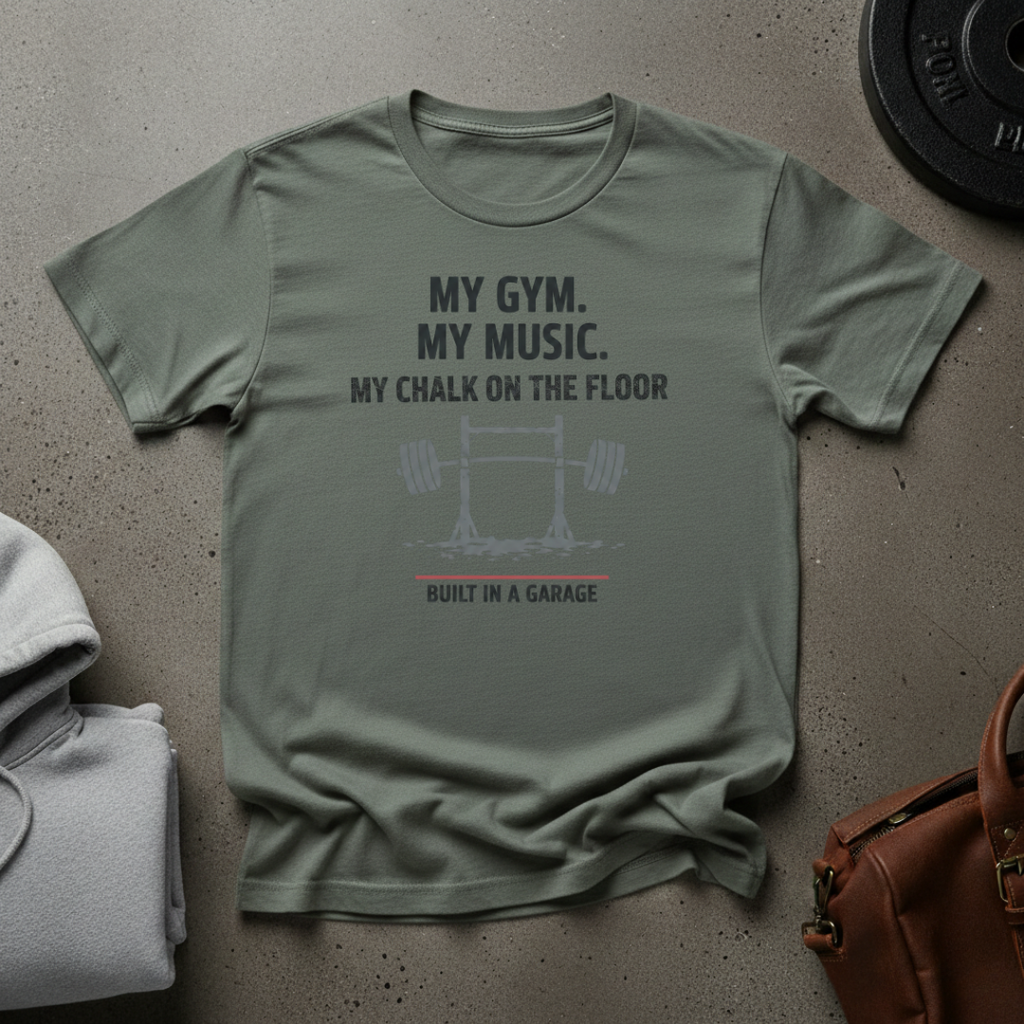 My Gym Built in a Garage T-Shirt