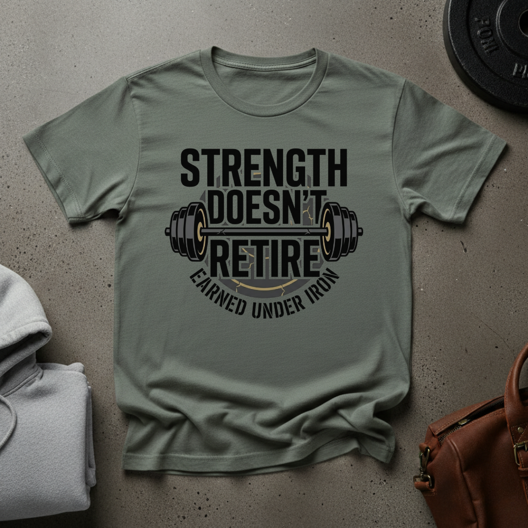 Retire Under Iron Gym T-Shirt
