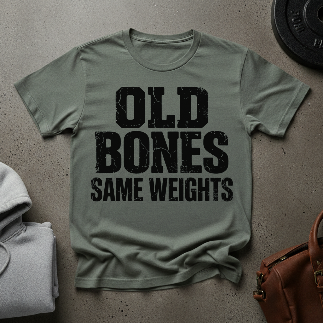 Old Bones Same Weights Gym T-Shirt