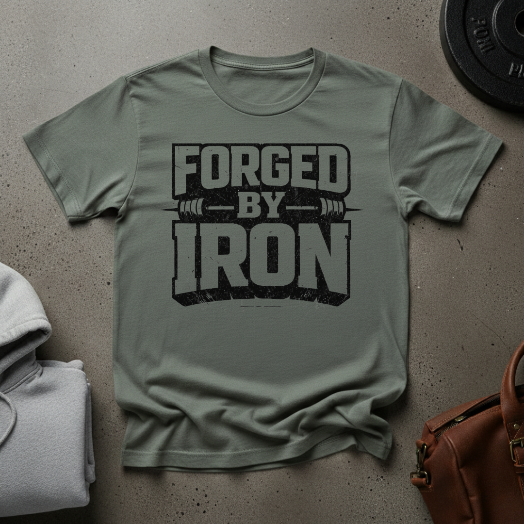 Forged by Iron Gym T-Shirt