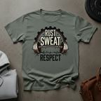 Rust Sweat Respect Gym T-Shirt