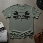 Rusty Joints Barbell Gym T-Shirt