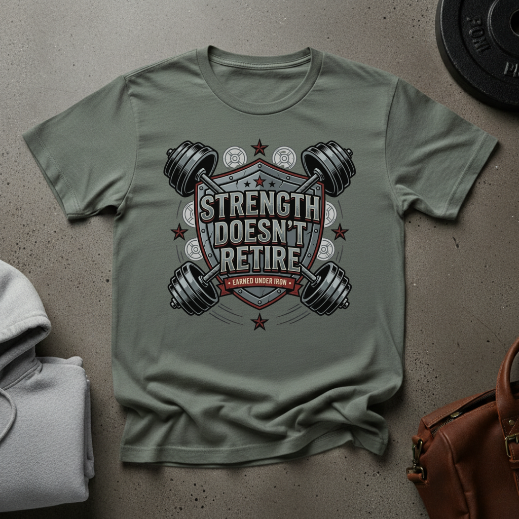 Strength Doesn’t Retire Gym T-Shirt