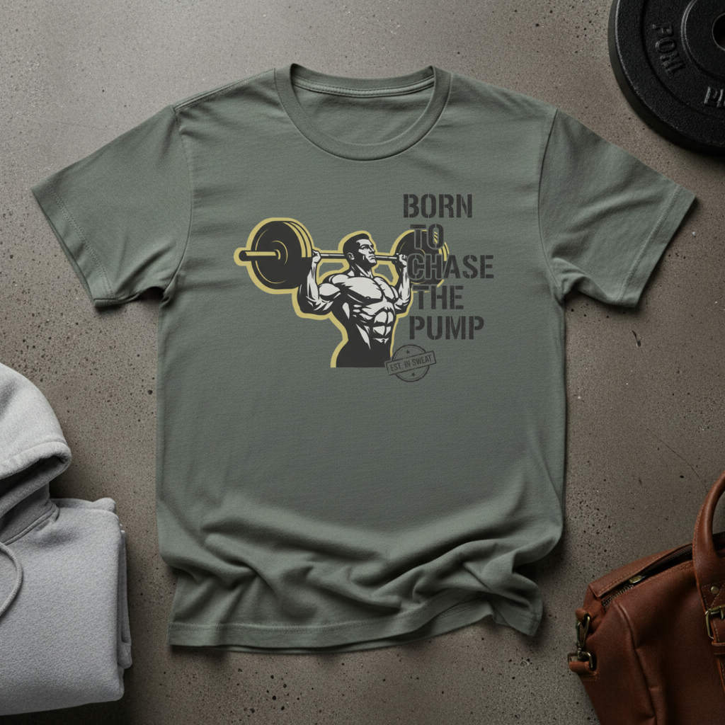 Born to Chase the Pump Gym T-Shirt