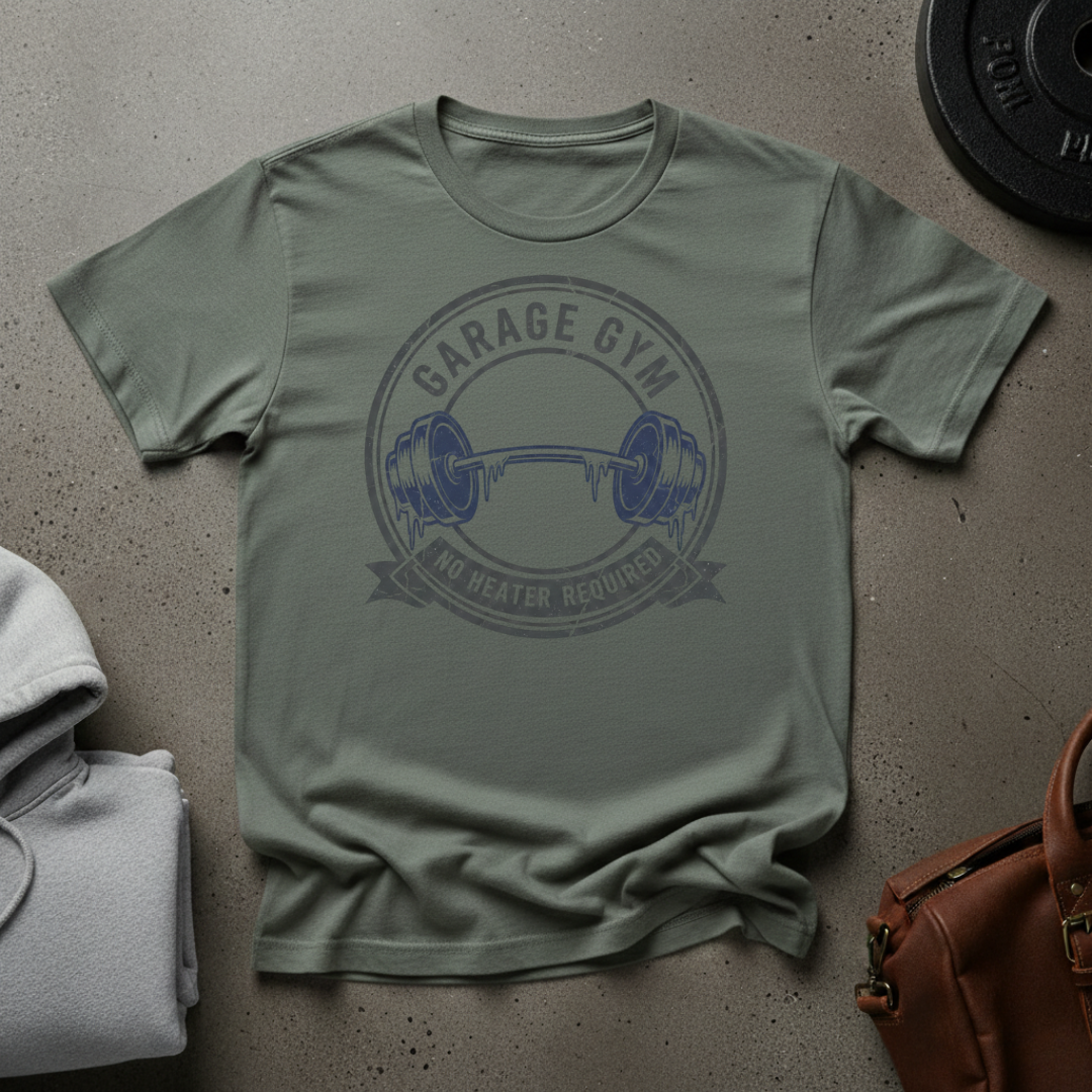 Garage Gym No Heater Required T-Shirt